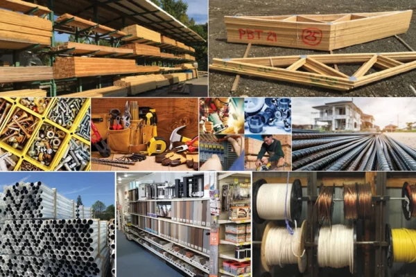 Retail Products + Kitchen Ware + Furniture + Construction Supplies